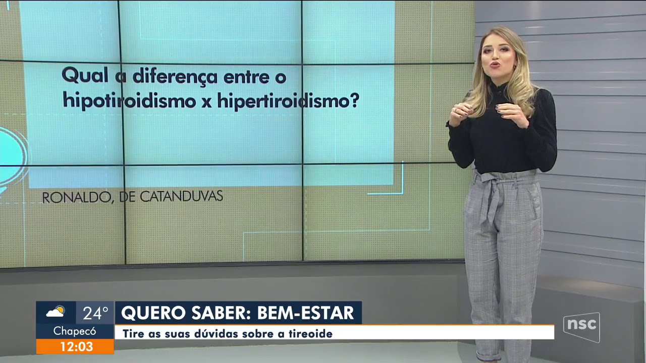 Jornal do Almoço – Tireóide ao vivo com telespectadores
